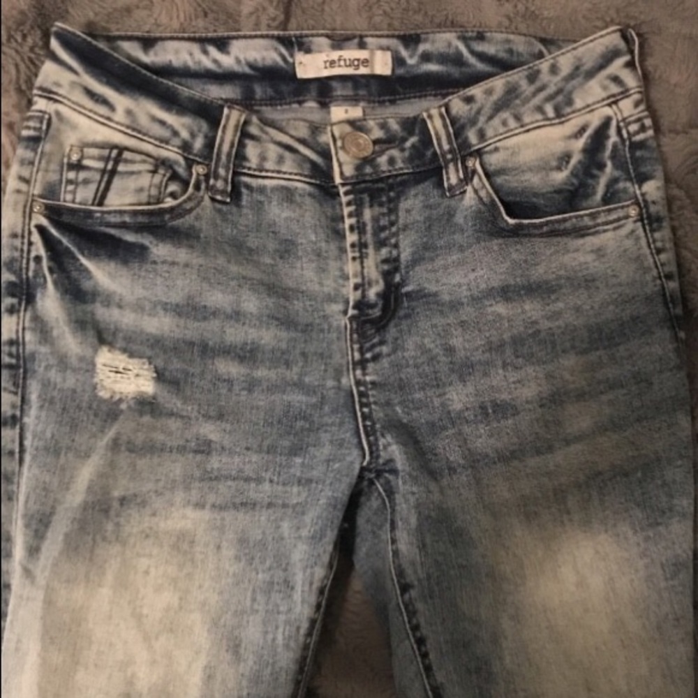 Charlotte Russe Ripped Skinny Jeans